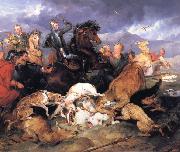 Sir Edwin Landseer The Hunting of Chevy Chase USA oil painting artist